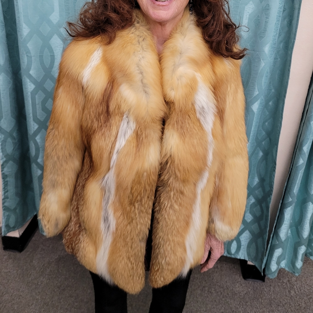 Red Fox Jacket H Jaye Stern Valley Furriers